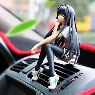 Model Toy Yukinoshita Yukino Anime Action Figure Car Decoration PVC Decorative Miniature Collectible for Kids