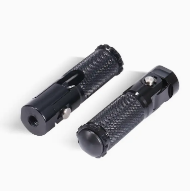 Upgrade Your Motorcycle with CNC Universal Folding Footrests - 2pcs Footpegs for Honda, Yamaha, Suzuki, Kawasaki