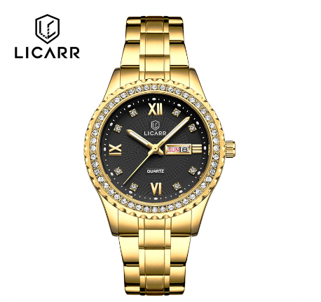 LICARR Original Women Watch Top Brand Luxury Quartz Waterproof Sport Simple Fashion Casual Original Womens Watches Ladies F02