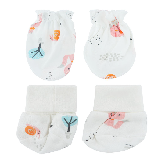 Newborn and Infant Gloves and Socks Sets for Baby Boy and Baby Girl SM8