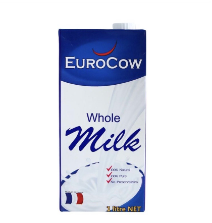 EuroCow Whole Milk 1L
