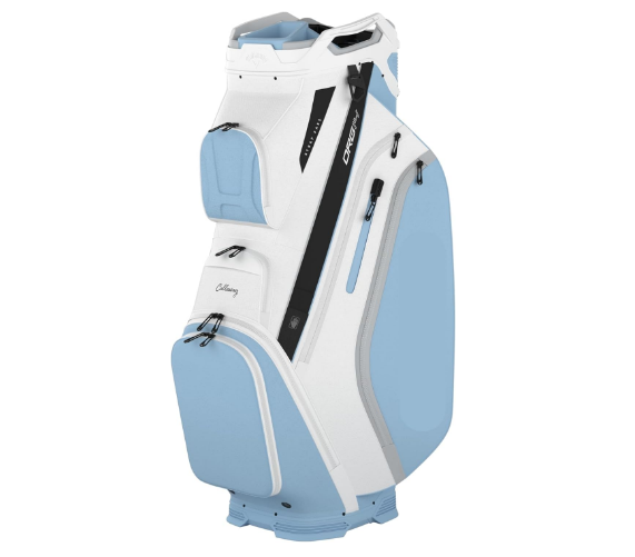 Callaway Golf Org 14 Cart Bag (No Logo, WHT/NVY Hounds/RED 24)