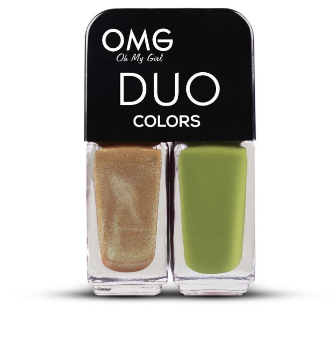OMG Duo Nail Polish Model 5ml x 2