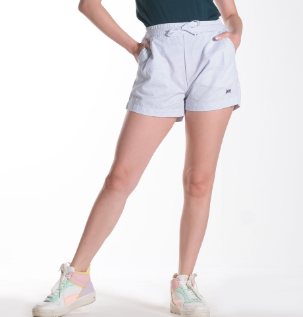 Lee Easy Shorts for Women in Pinstripes White