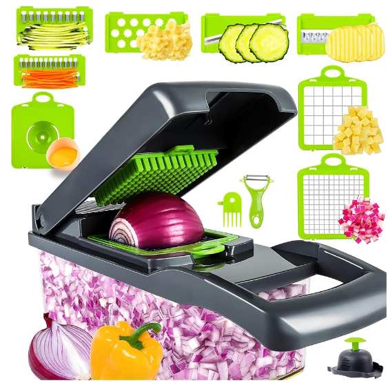16 in 1 Vegetable Slicer Multi-use Planning Function Peeler Slicer Cutter Chopper