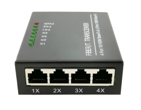 10/100M Fast Ethernet Switch Convert 25KM Fiber Optical Media Converter Single RJ45 Fiber Switch