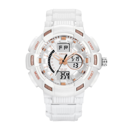 SMAEL 1366 Top Brand Luxury Men's Watch Fashion Sports Quartz Digital Dual Display Watches Multifunctional Waterproof Shockproof LED Clock m003