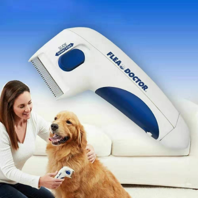 Pet Flea Lice Cleaner Comb Electric Dog Flea Cleaning Brush Pets Supplies