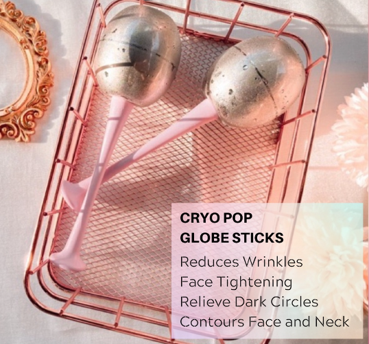 FACIAL CRYO ICE GLOBES Premium Face Massager Face Cooling Eyes Massager Anti Wrinkles Lifting