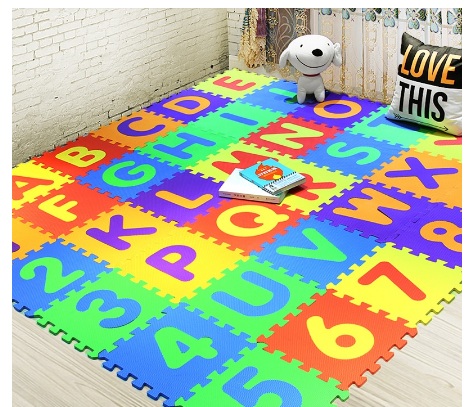 26 Pcs Random Letter Puzzle Floor Foam Mats 30x30cm Number Baby Play Mat Crawling Rubber Mat