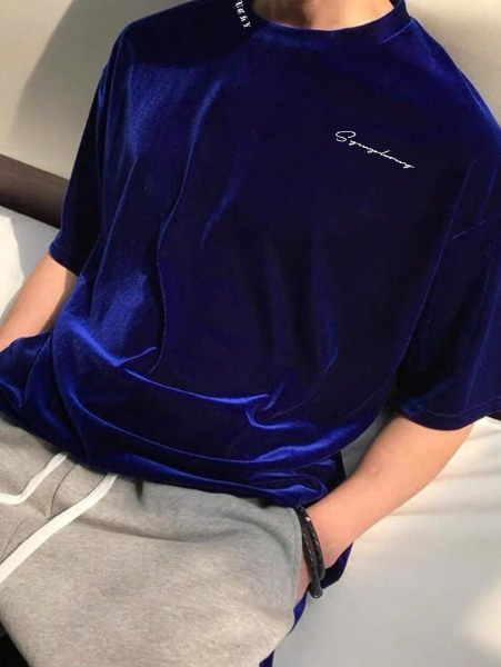 Manfinity Homme Men Plus Short Sleeve T-Shirt (Random Print)