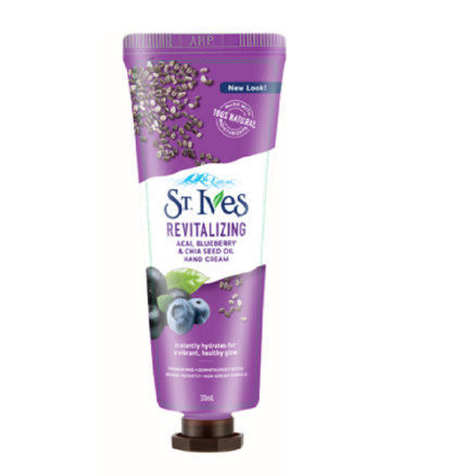 St. Ives Revitalizing Hand Cream Acai, Blueberry and Chia Seed Oil 30ml