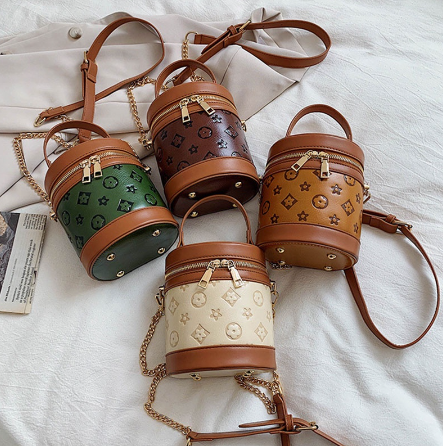 Sling Bag for Women Luxury Leather Bucket Bags Lady Casual Crossbody Bag Womens Shoulder Bag Handbag