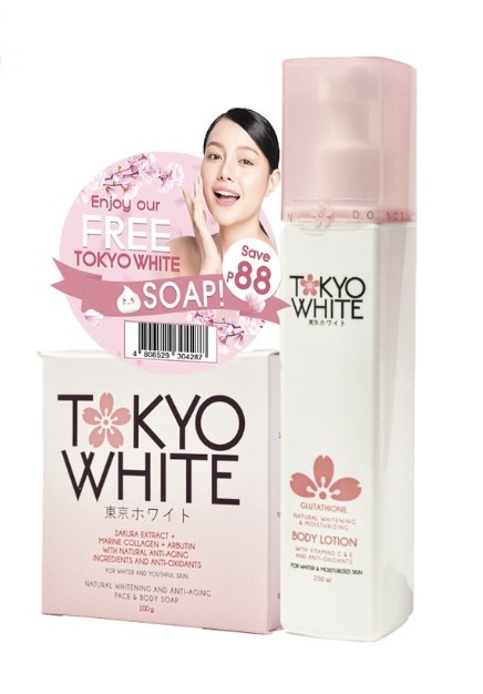 Tokyo White Lotion plus Free Sakura Soap