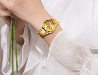 Watch For Woman Gold Wristwatch