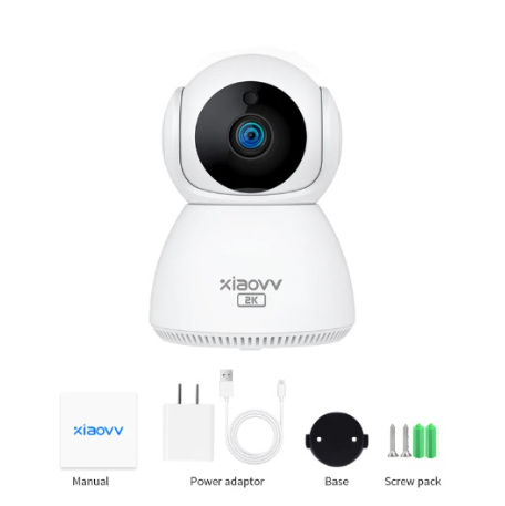 Xiaovv Q8 3MP Indoor Security Camera Auto Push Alarm Baby Monitoring