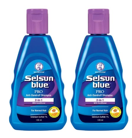 Selsun Blue Pro Anti-Dandruff Shampoo Bottle of 2