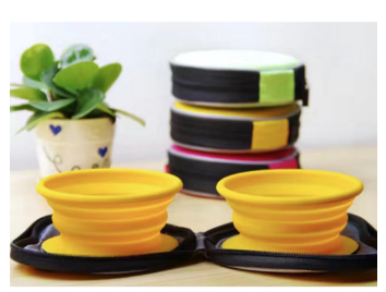 Silicone Travel Bowl *Collapsible Cup Silicone Portable Foldable Bowl Outdoor Travel Camping