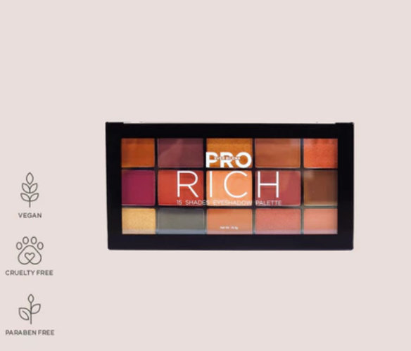 EB Pro Rich 15 Shades Eyeshadow Palette 16.5g [Eyeshadow, Multi use, Makeup set]