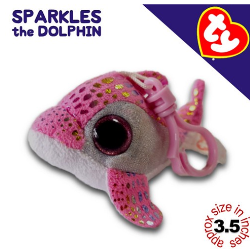 TY Key Clips-Chains Bag Charm Hanging Plushie Stuffed Toy Collection 1 PCC26