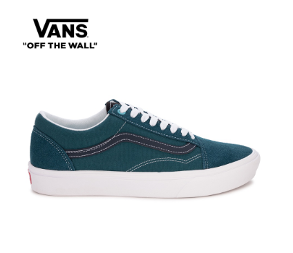 Vans Comfycush Old Skool Multi Block Blue Coral/Black Sneakers For Men