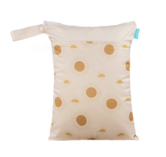 Happyflute Wetbag For Baby Diapers Nappies Waterproof Reusable Diaper Bag With Two Zipper D22