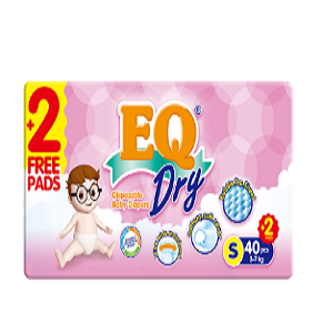 EQ Dry Econo Pack Small Tape Baby Diapers 40's