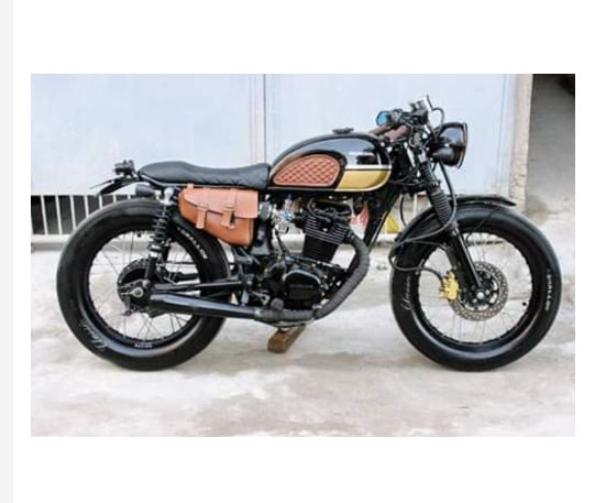 Motorcycle Saddle Bag Cafe Racer Tracker