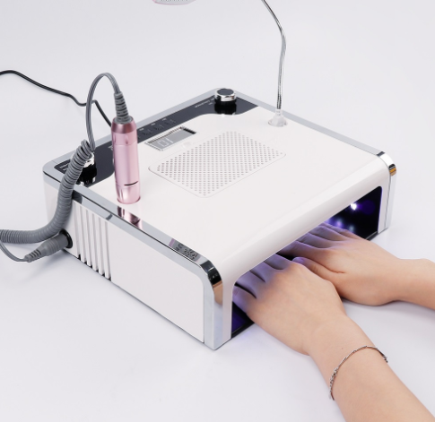 3 in 1 30000RPM Nail Gel File Curing Dryer Manicure Device Electric Nail Drill Polisher Nail Dust