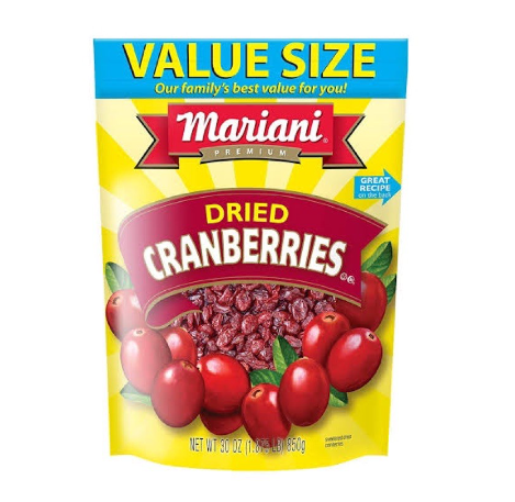 Mariani Dried Cranberries 850g