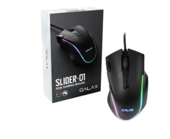 (PROMO Alert!) GALAX RGB Gaming Mouse (SLD-01) 7200DPI/ RGB/ 8 Programmable Macro Keys w/ Extreme Tuner ready for gaming