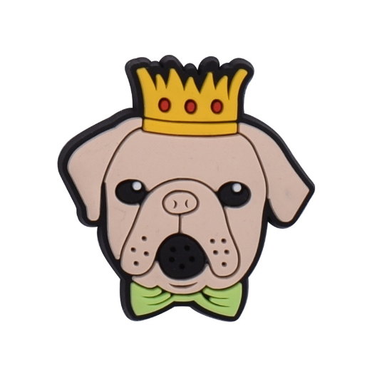 Cute Bichon Frise Jibbitz for Crocs Paw Dog Jibbits Charm Golden Retriever Shoe Charms Pug Corgi Jibits Crocks Kids Shoes Accessories D26