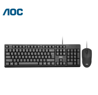 AOC KM160 Wired Office Keyboard and Mouse Set