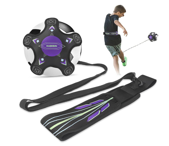 Soccer Training Equipment, Volleyball Trainer for Kids Adults,Solo Soccer Practice Equipment Kick Throw,with Adjustable Soccer Trainer Belt