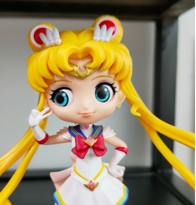 TWINKLE1 Japan Action Figure PVC Tsukino Usagi Sailor Moon Anime Kids Toy Model Toy 16cm Collection Model Doll Qposket/Multicolor