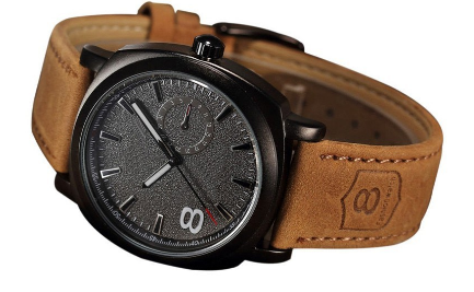 Men's Faux Leather Strap Sport Quartz Analog Wrist Watch