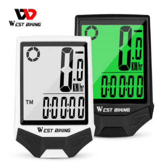 WEST BIKING Waterproof Bicycle Computer Wireless MTB Bike Stopwatch