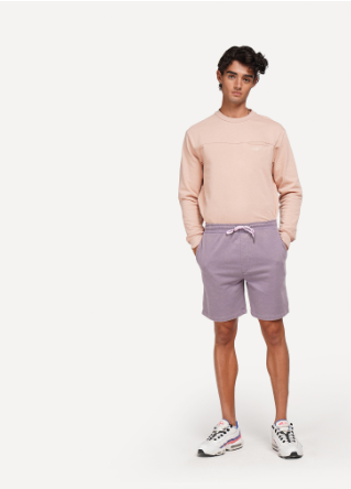 OXGN Generations Overwashed Loose Shorts For Men