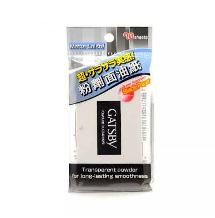 Gatsby Powdered oil Clear Paper 70 sheets