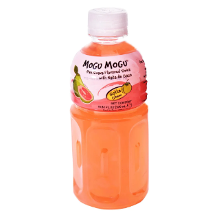 Mogu Mogu Nata De Coco Juice Pink Guava 320ml