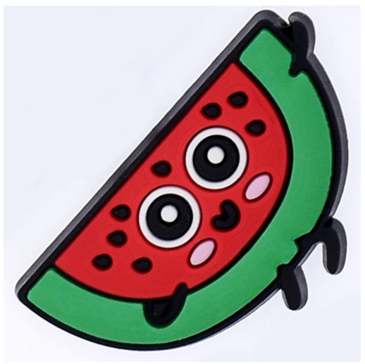 Cartoon Watermelon Pineapple jibits Food Jibitz croc Charm Hole Shoes Decoration for Women DIY jibits Pins Charms Shoe Accessories F7
