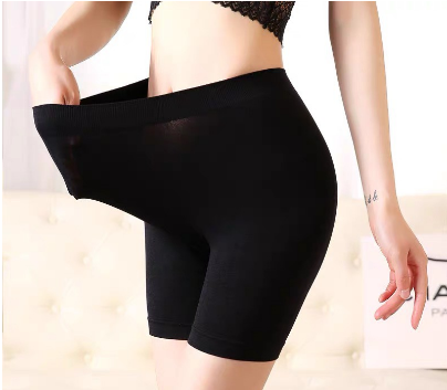 Women Cycling Shorts Plain Black