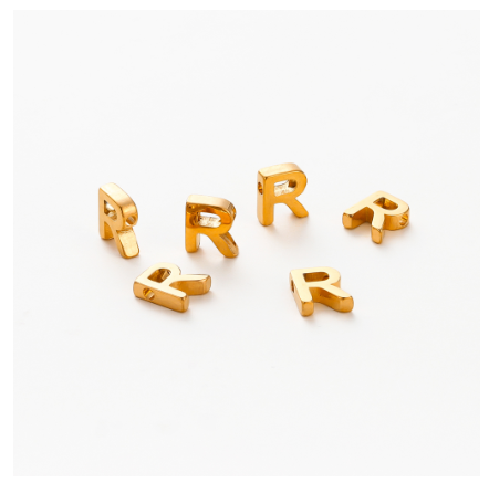 St.K unkka 316L Stainless Steel Initial Name Pendant Necklace Alphabet A-Z 26 Letter Fashion Necklace R