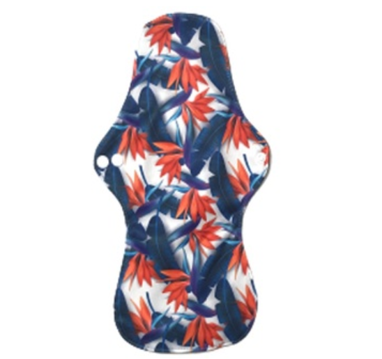 Maxi Overnight Organic Bamboo Charcoal Waterproof Washable Reusable Napkin Heavy Flow Menstrual Pads MP2