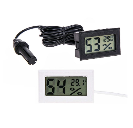 Mini LCD Humidity Meter Freezer Fridge Thermometer for -50~70 Coolers