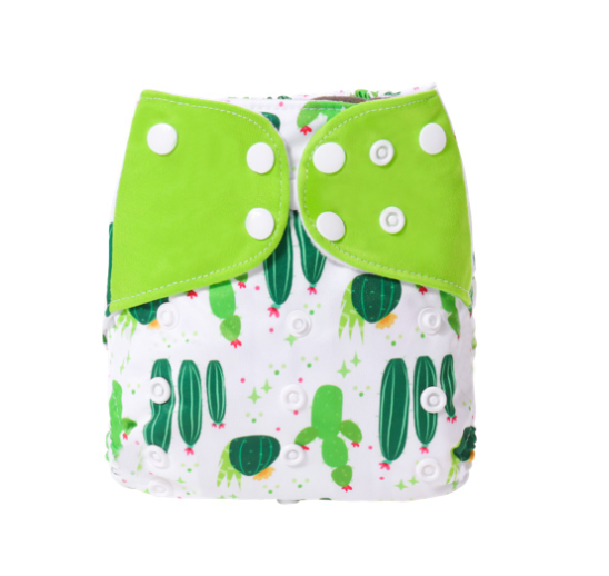 Reusable Waterproof Diaper With Single Size Print D33