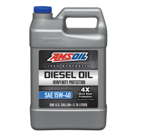 AMSOIL 15W40 Diesel Heavy Duty Engine Oil Fully Synthetic (1 Gallon)