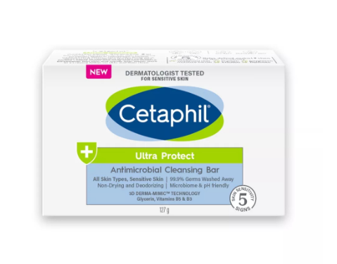 CETAPHIL Ultra Protect Antimicrobial Cleansing Bar 127G