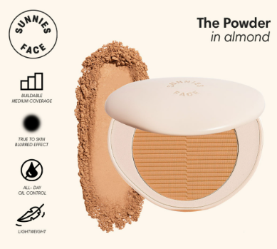 Sunnies Face Skin So Good The Powder True-To-Skin Soft Matte Setting Powder Almond