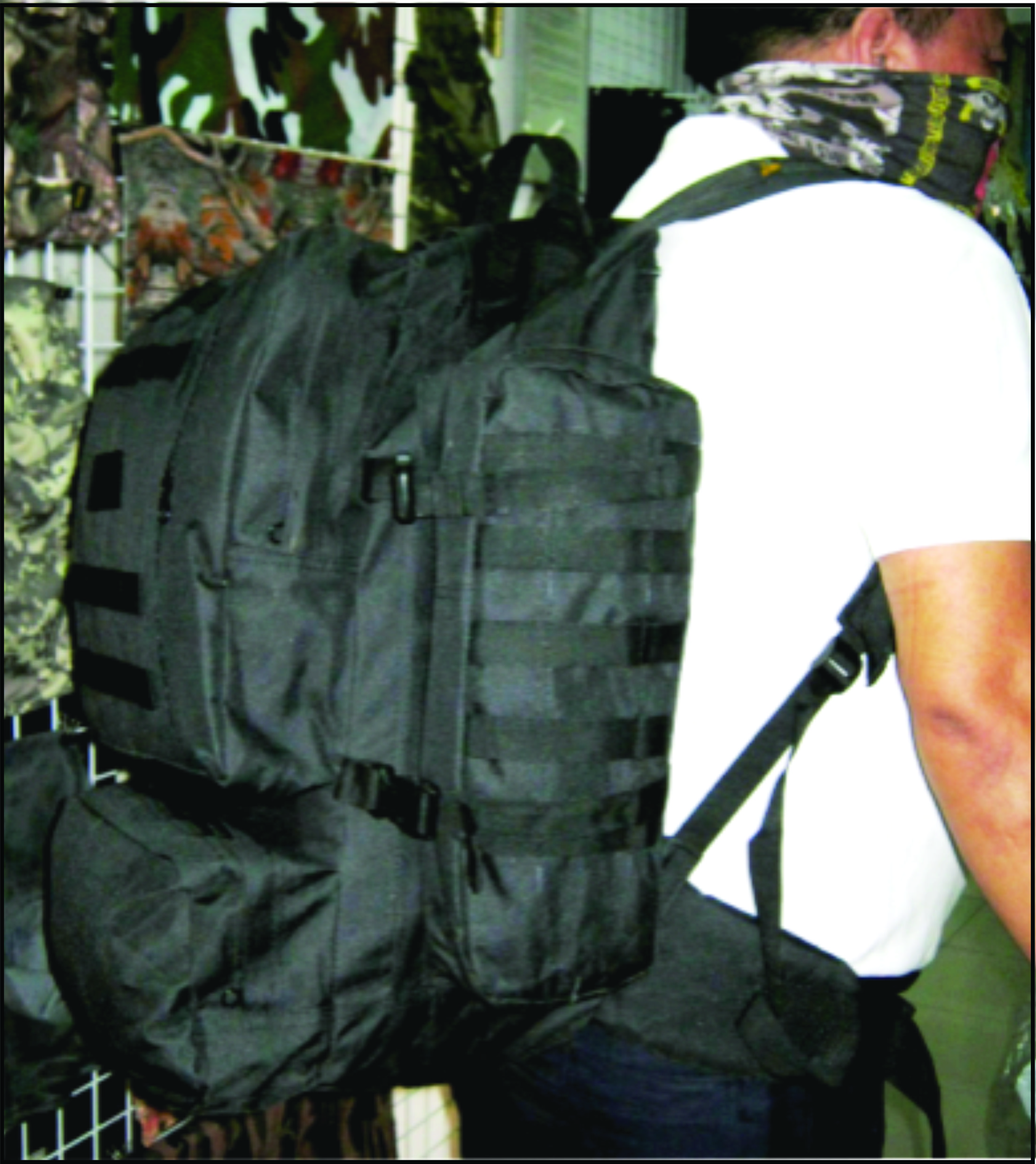 7 Days 50L Tactical PNP and Military Bag Pack, Color Black